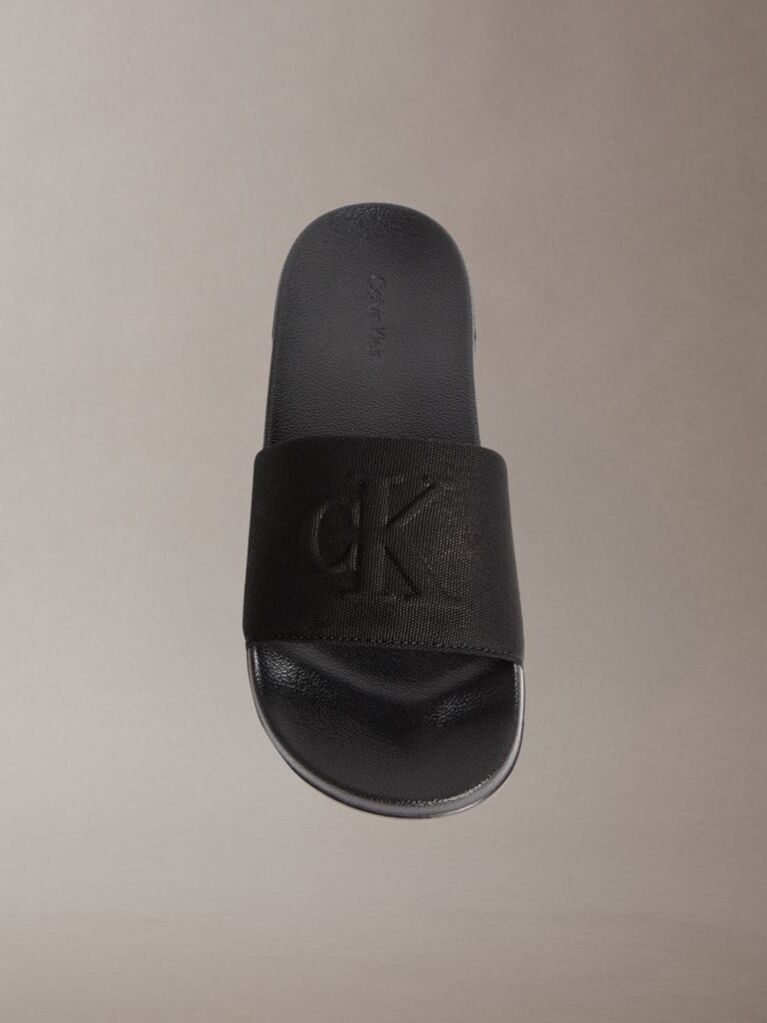 Black Nemo - Canvas Contoured Logo Sliders  Men