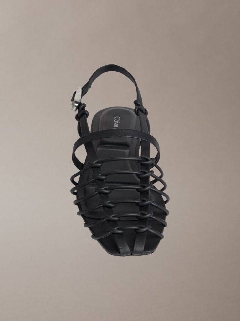 Black Liliana - Leather Strappy Ballerinas  Women