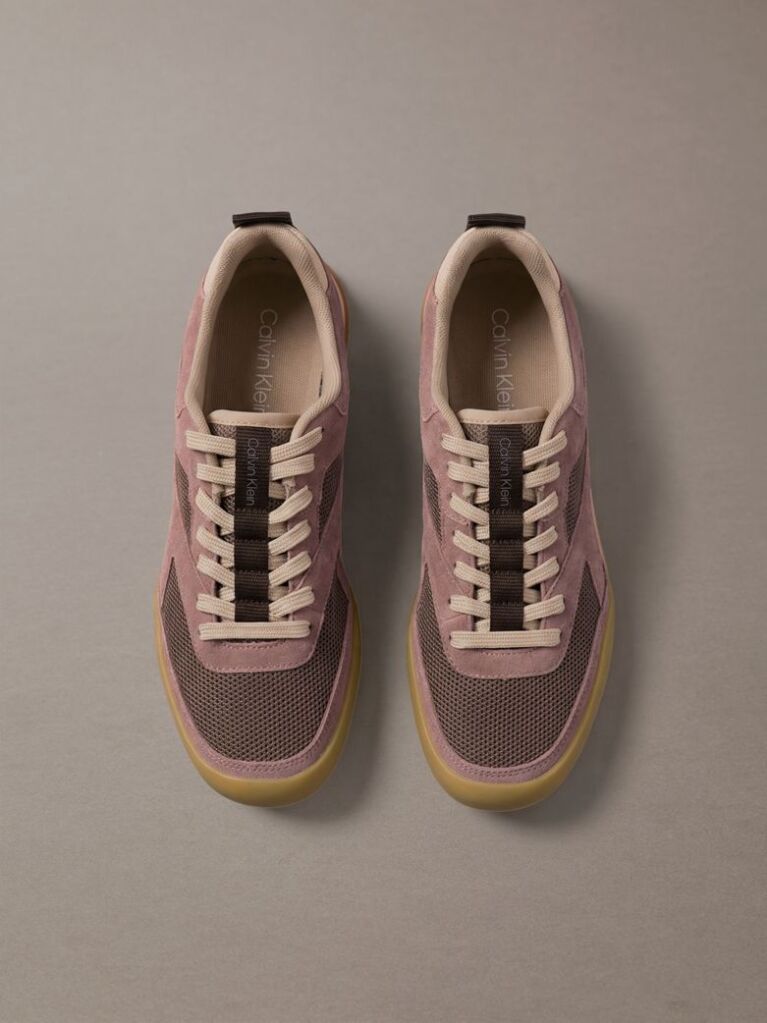 Ροζ CK KAYLA - Sneakers Από Σουέντ  Γυναίκα