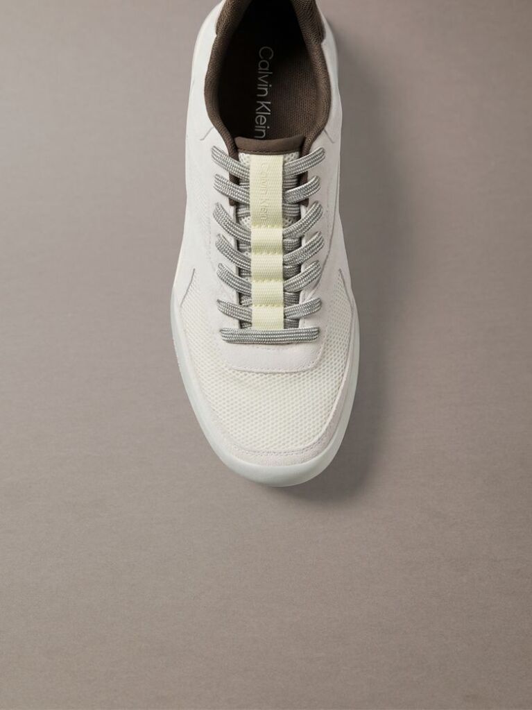 Κίτρινο CK KAYLA - Sneakers Από Σουέντ  Γυναίκα