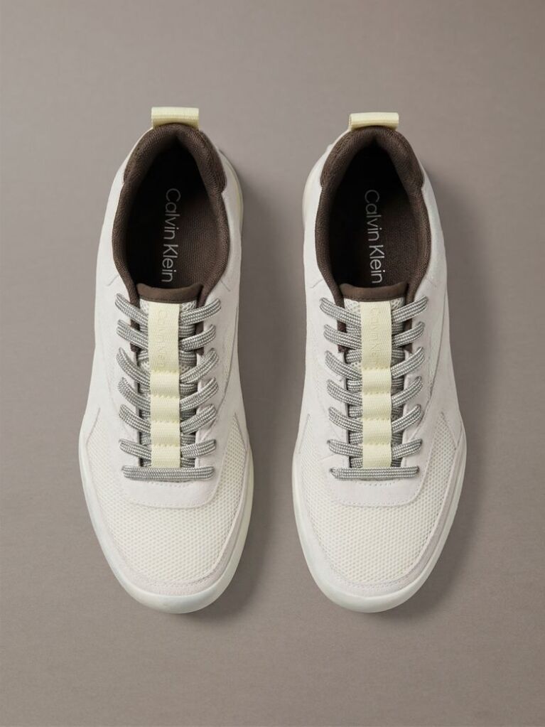 Κίτρινο CK KAYLA - Sneakers Από Σουέντ  Γυναίκα