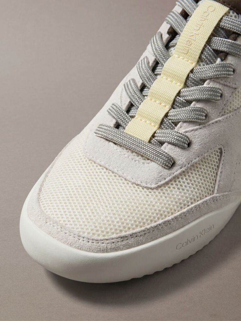 Κίτρινο CK KAYLA - Sneakers Από Σουέντ  Γυναίκα