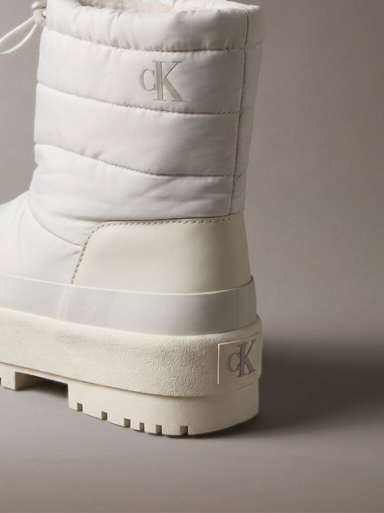Λευκό Μπότες Χιονιού Flatform Vulcanised  Γυναίκα