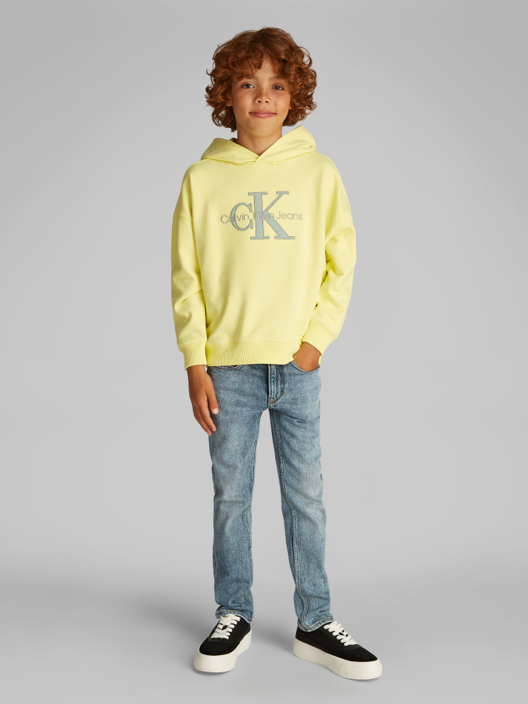 Yellow Logo Hoodie  Boys