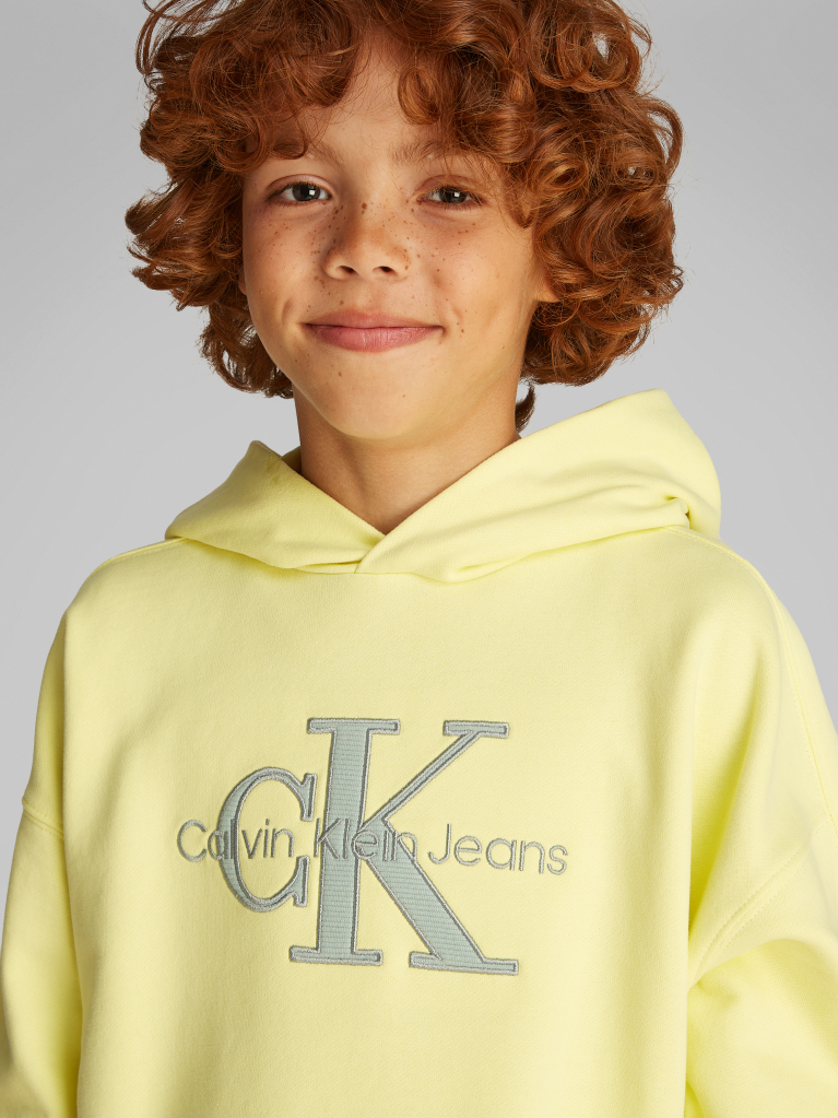 Yellow Logo Hoodie  Boys