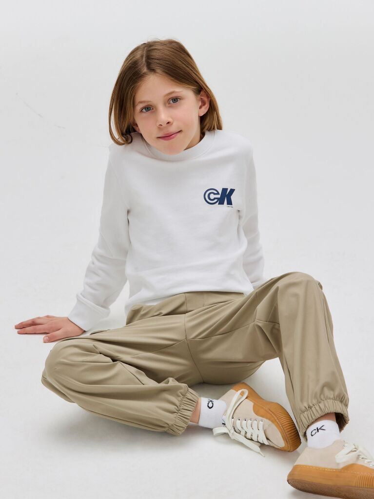 White Logo Sweatshirt  Boys