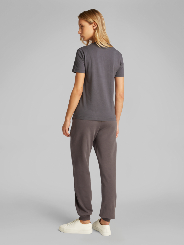 Grey Applique Regular T-Shirt  Women