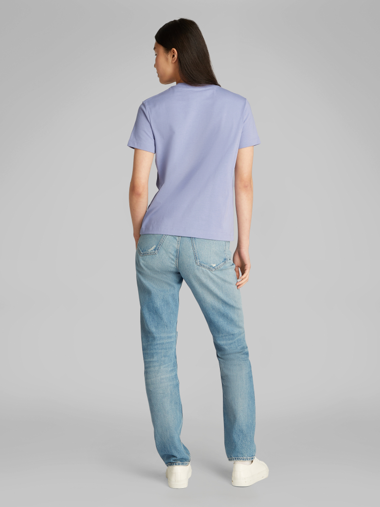 Purple Applique Regular T-Shirt  Women