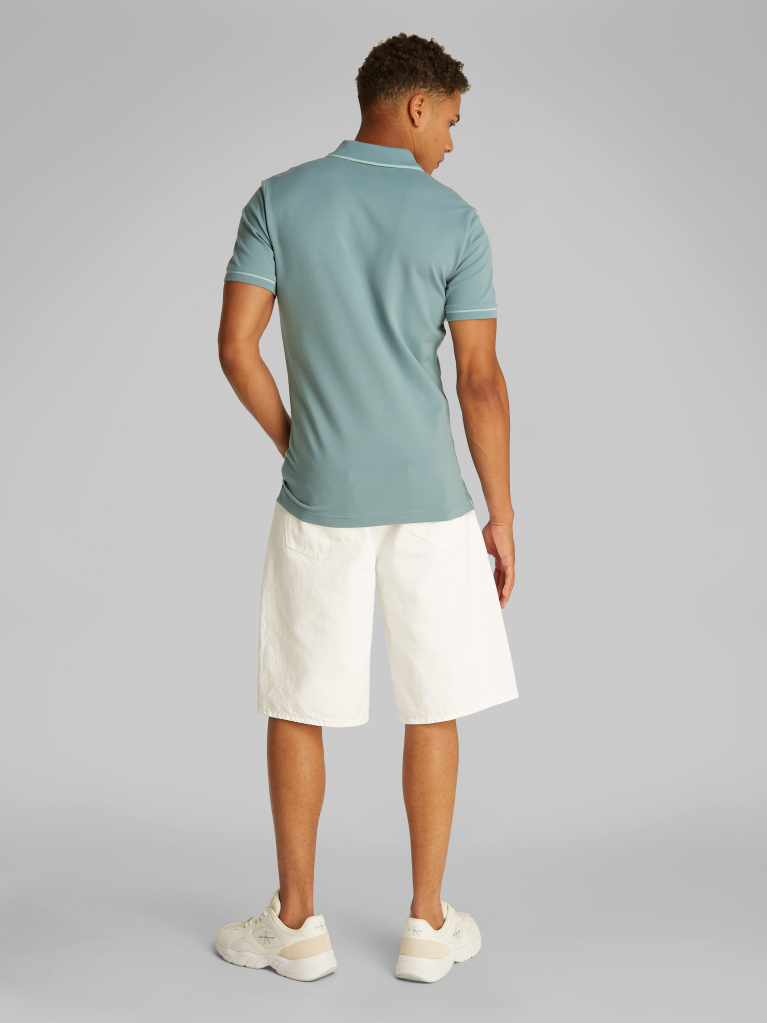 Green Slim Polo Shirt  Men