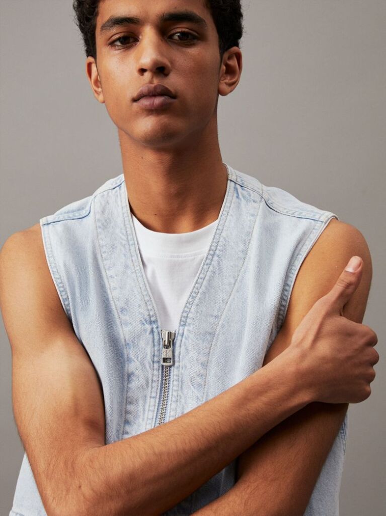 Denim Denim Γιλέκο Με Φερμουάρ  Άνδρας