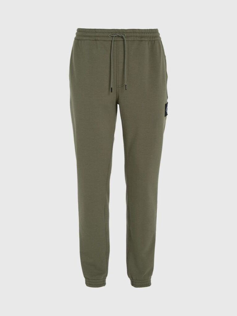 Green Skinny Technical Badge Pants  Men