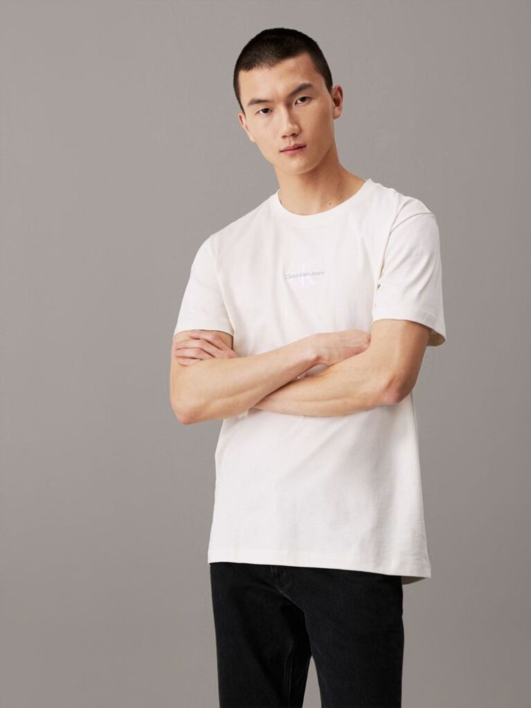 White Monogram T-shirt  Men