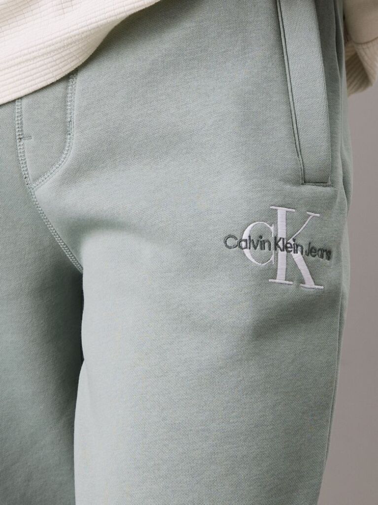 Green Monogram Fleece Joggers  Men