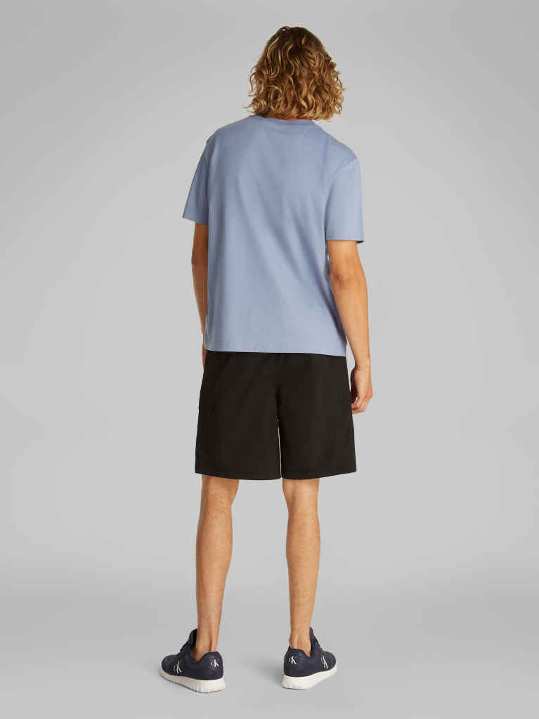 Blue Monologo Shift T-Shirt  Men
