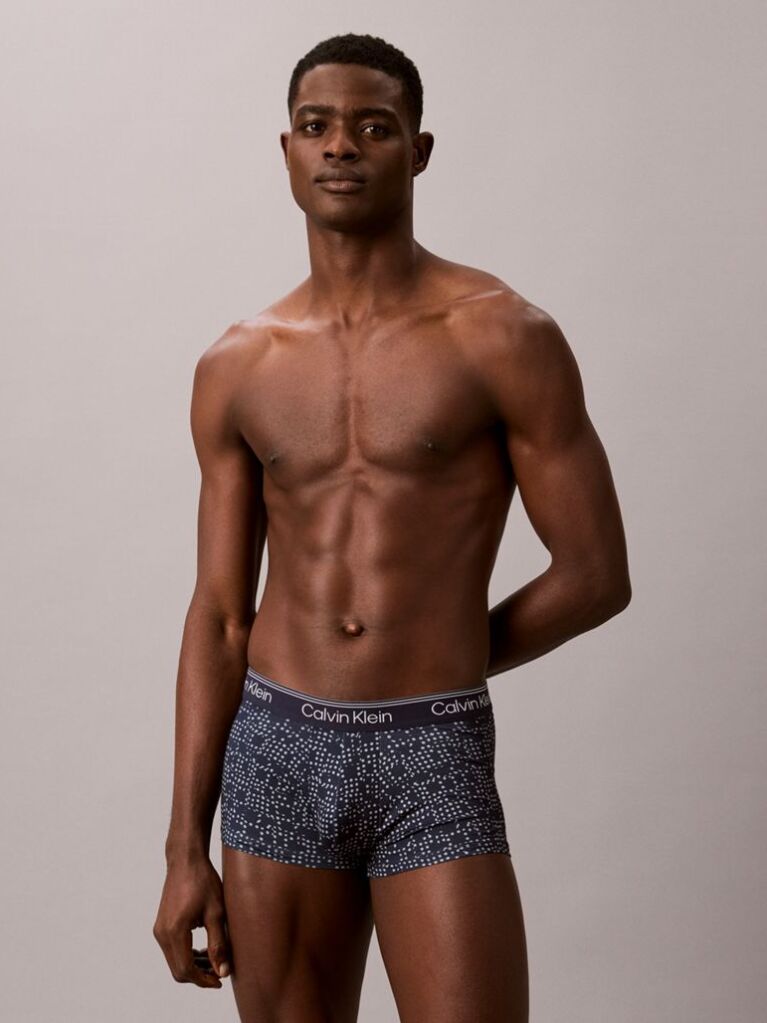 Multi 3 Pack Low Rise Trunks - Microfibre Stretch  Men