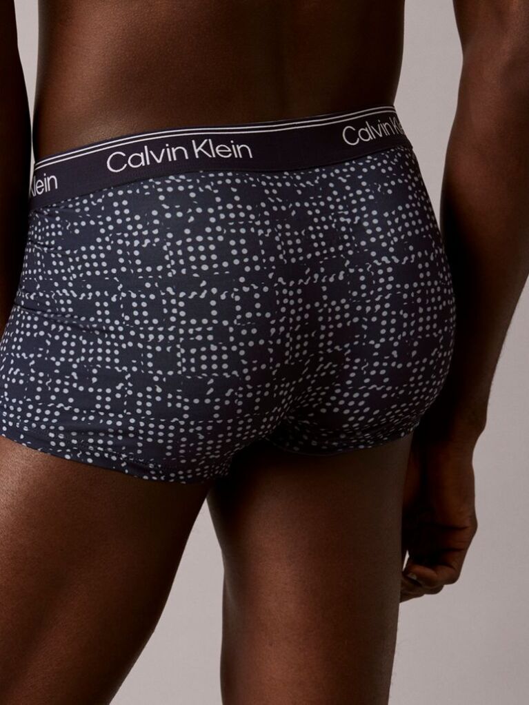 Multi 3 Pack Low Rise Trunks - Microfibre Stretch  Men