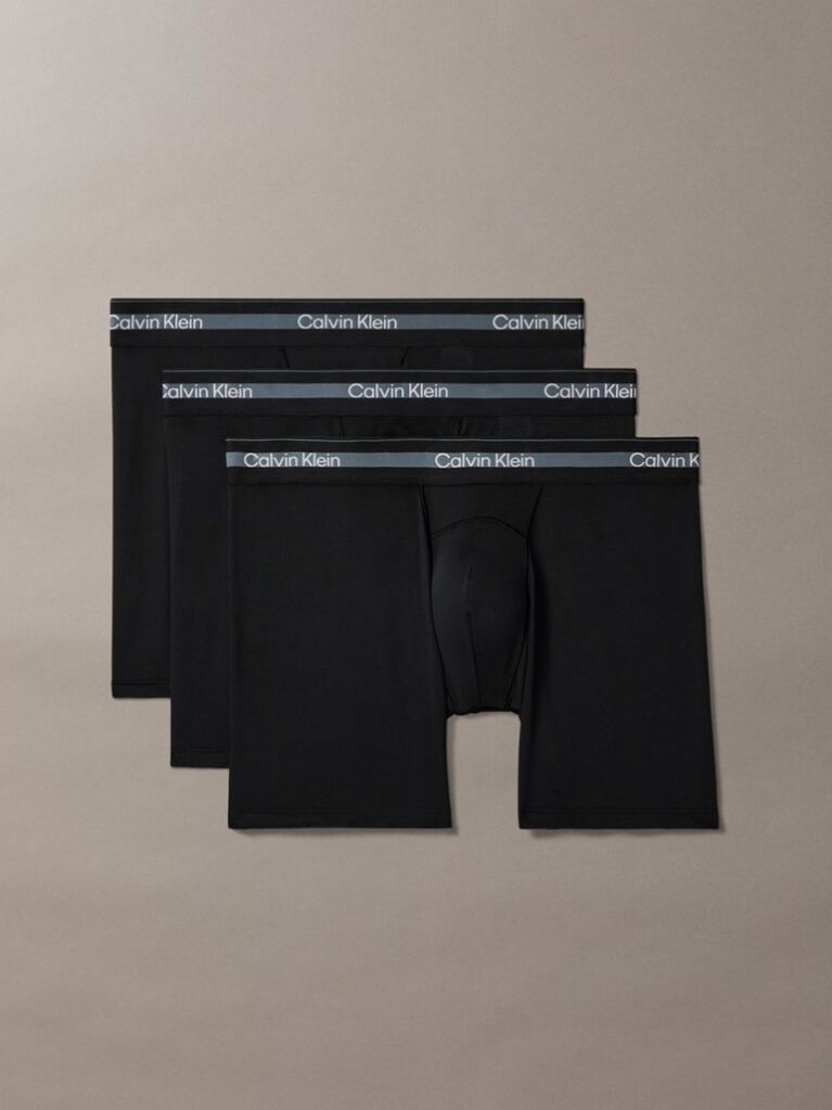 Black 3 Pack Boxer Briefs - Icon Tech Sport  Men
