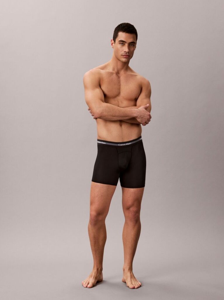 Black 3 Pack Boxer Briefs - Icon Tech Sport  Men