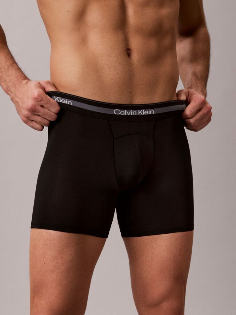 Black 3 Pack Boxer Briefs - Icon Tech Sport  Men