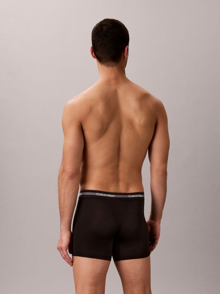 Black 3 Pack Boxer Briefs - Icon Tech Sport  Men