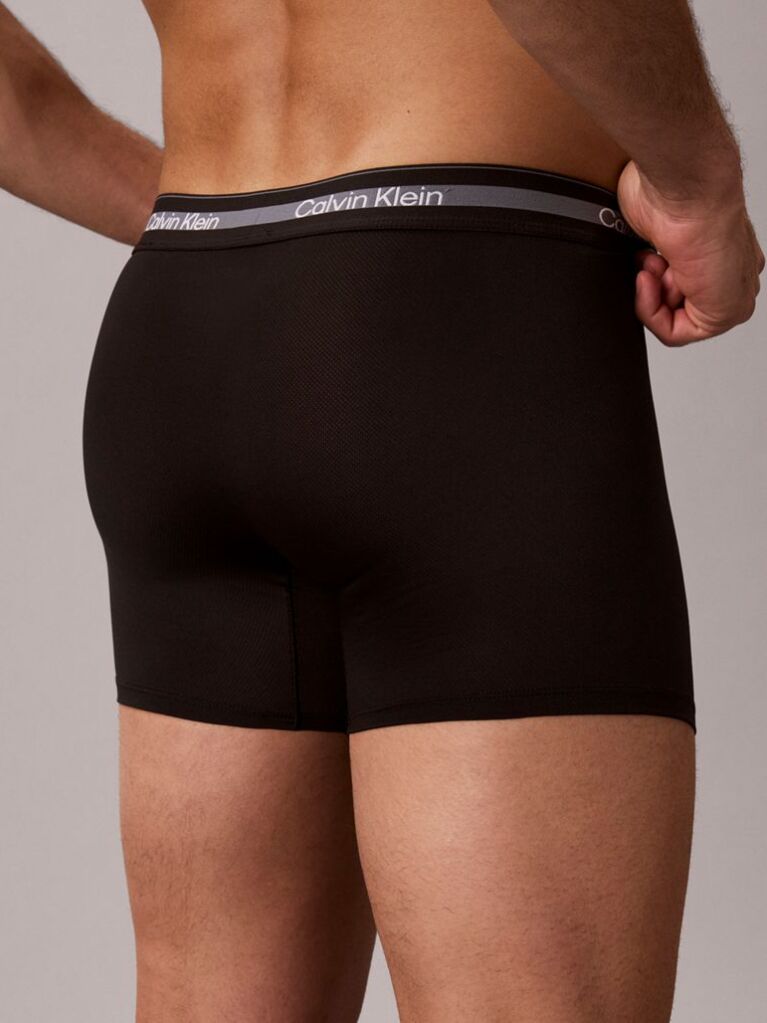 Black 3 Pack Boxer Briefs - Icon Tech Sport  Men
