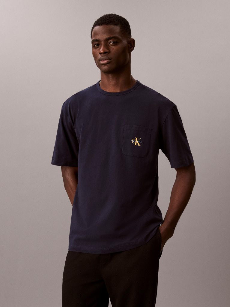 Μαύρο Πιτζάμα Μπλούζα - Icon Cotton Stretch  Άνδρας