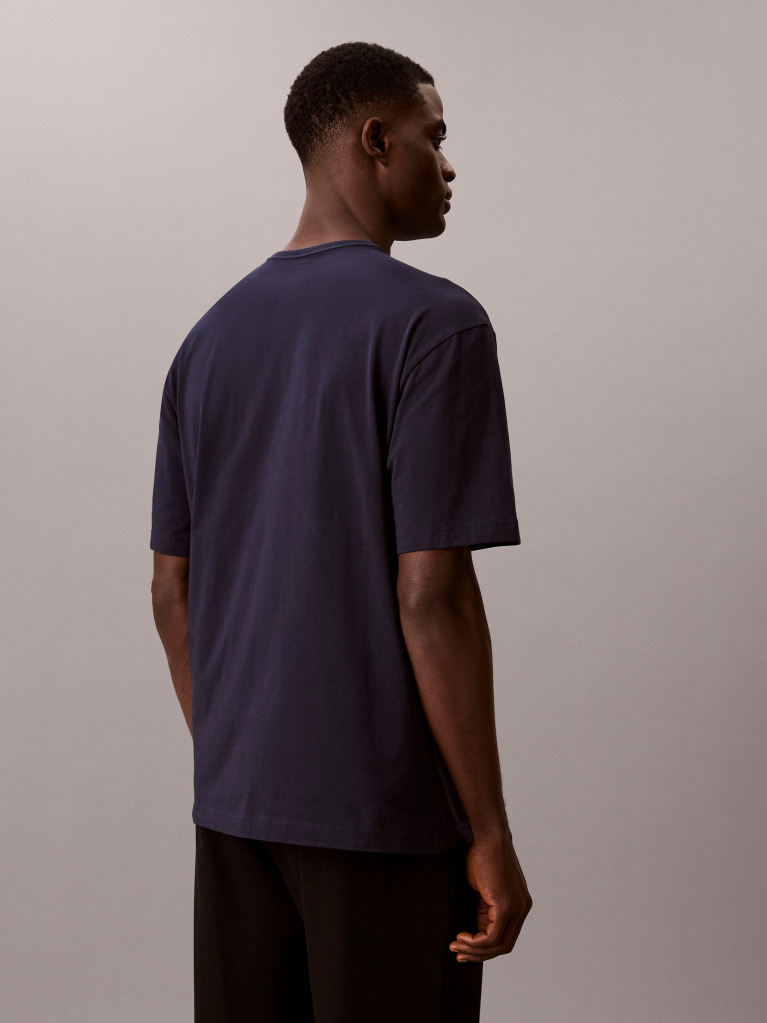 Μαύρο Πιτζάμα Μπλούζα - Icon Cotton Stretch  Άνδρας