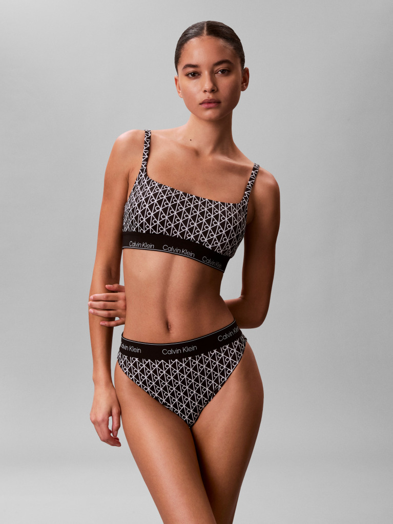 Black Bralette Bikini Top - CK Icon  Women