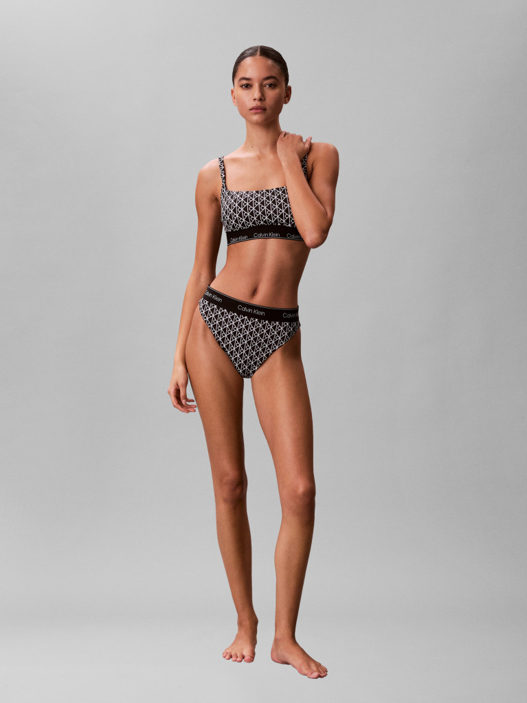 Black Bralette Bikini Top - CK Icon  Women