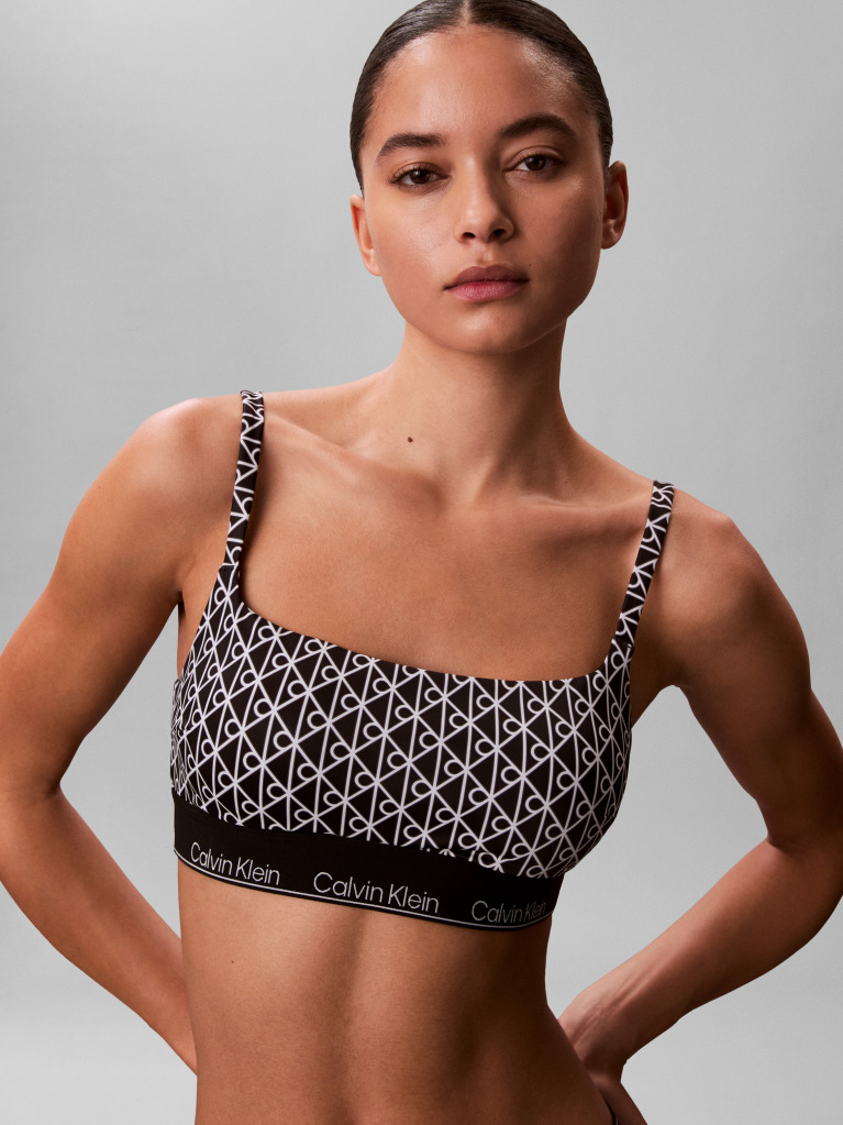 Black Bralette Bikini Top - CK Icon  Women