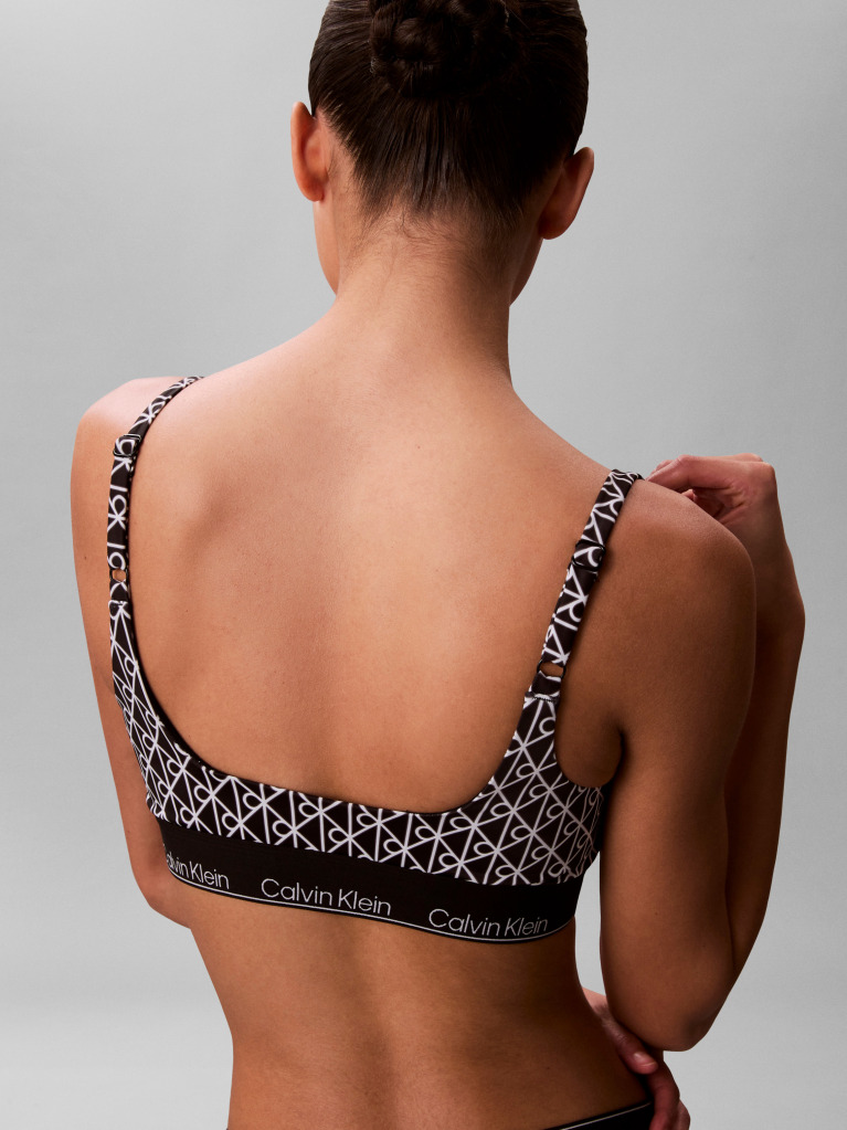Black Bralette Bikini Top - CK Icon  Women