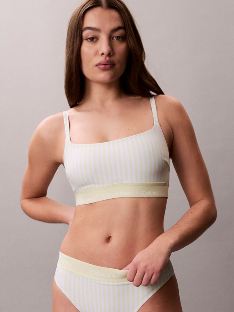 Green Bralette Bikini Top - CK Icon  Women