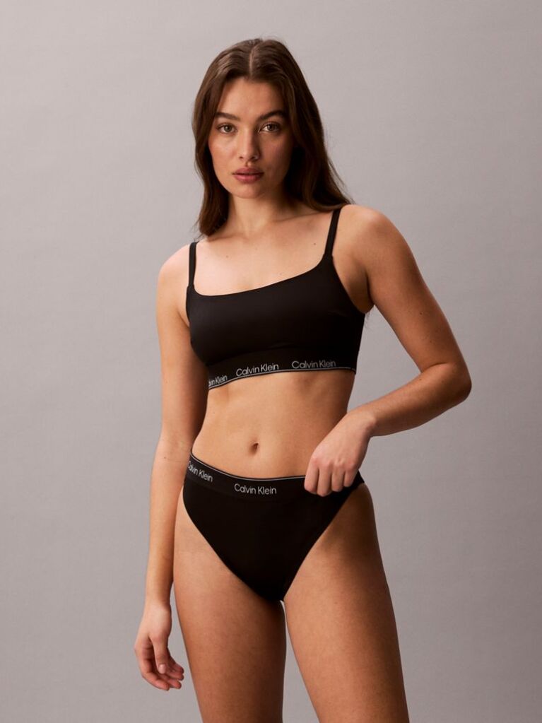 Black Bralette Bikini Top - CK Icon  Women