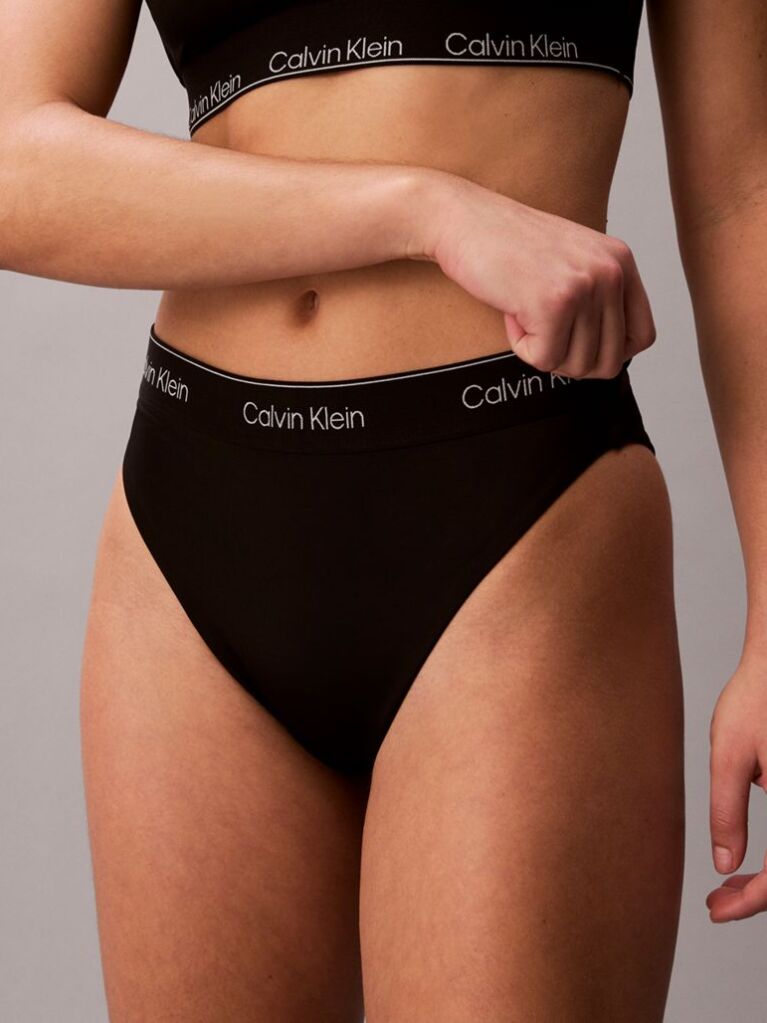 Black Brazilian Bikini Bottoms - CK Icon  Women