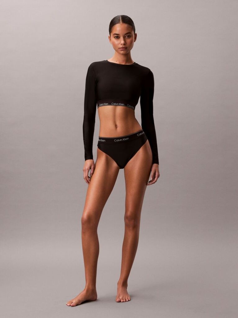 Black Bikini Bottoms - CK Icon  Women