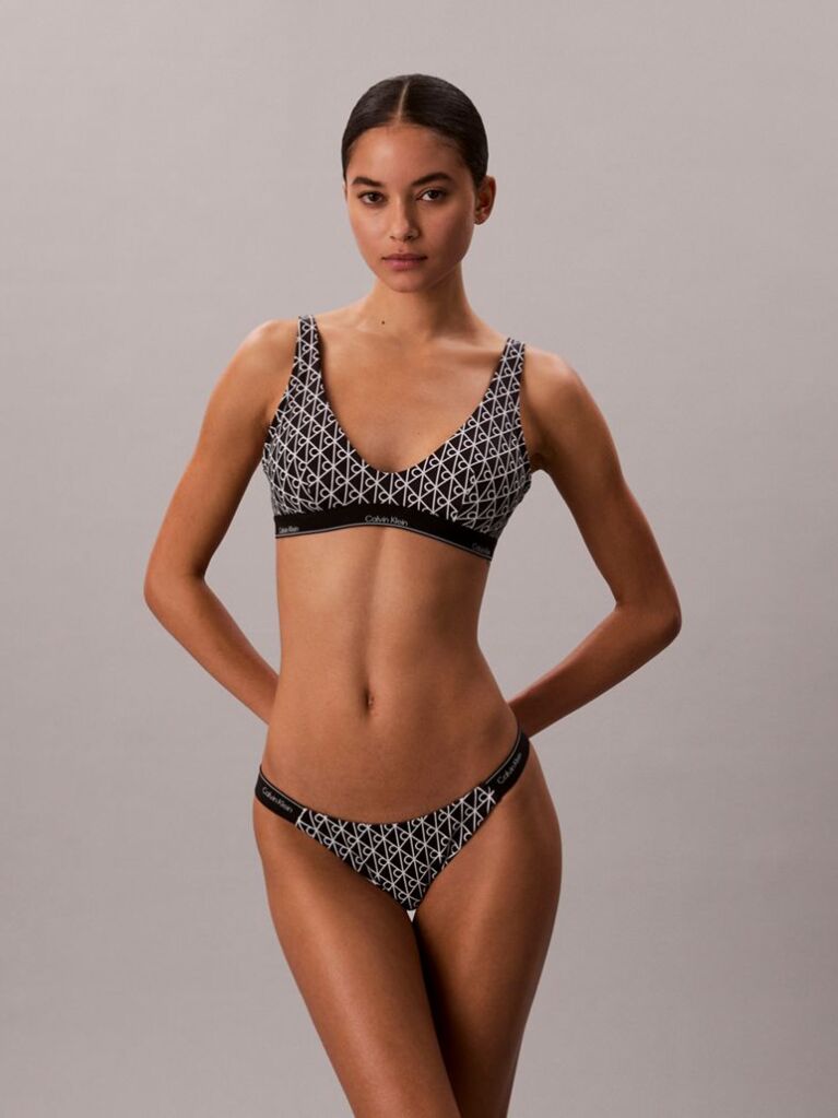Black Bikini Bottoms - CK Icon  Women