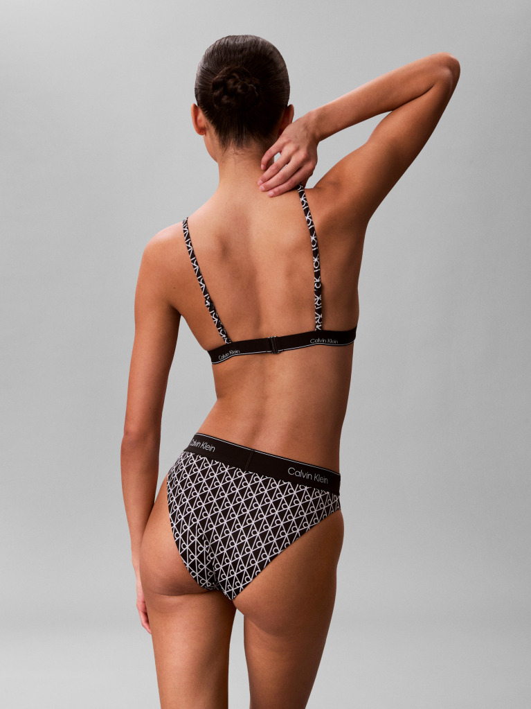 Black Triangle Bikini Top - CK Icon  Women
