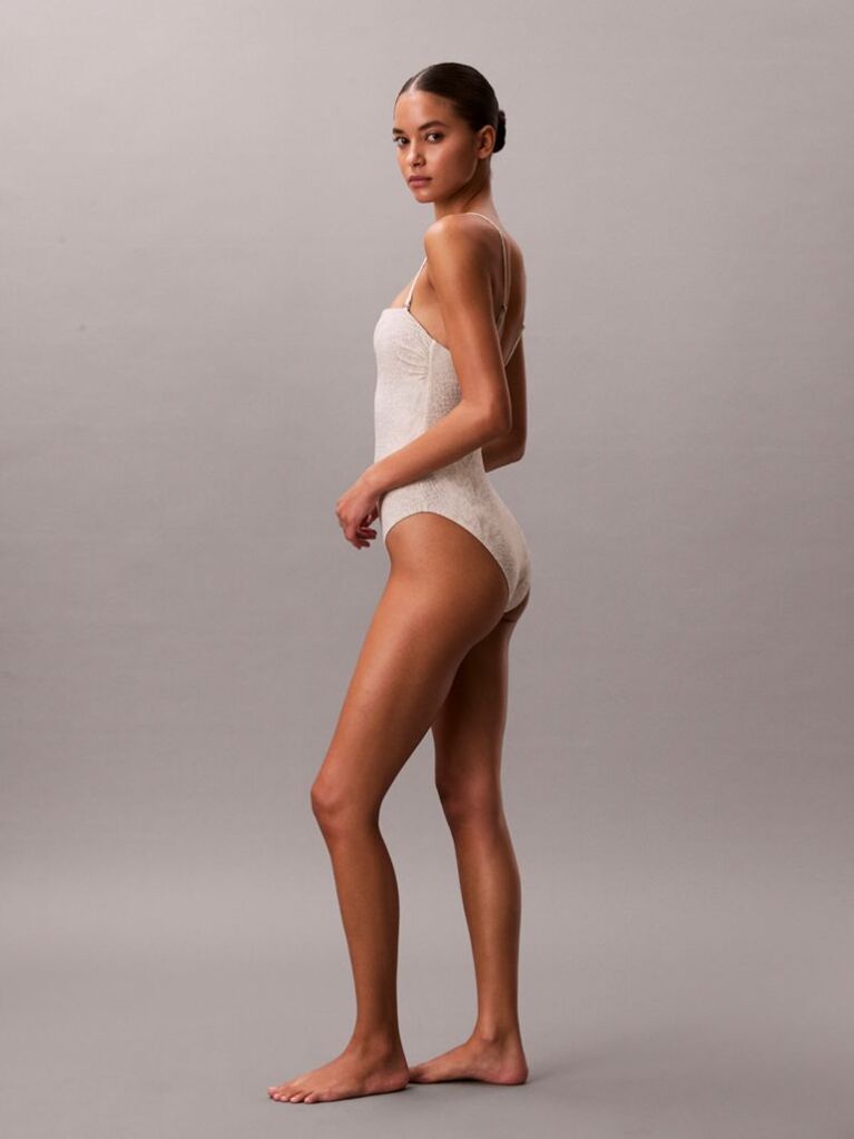 Grey Bandeau Swimsuit - CK Essentials  Women