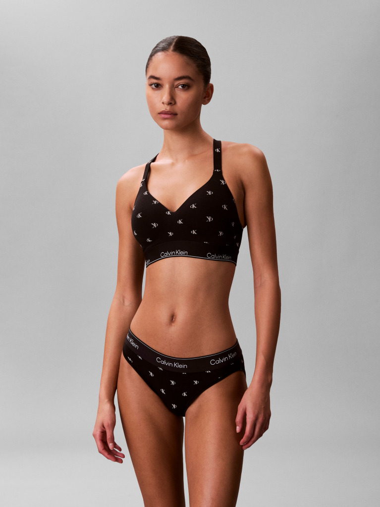 Μαύρο Bralette Ανόρθωσης - Icon Cotton Modal  Γυναίκα