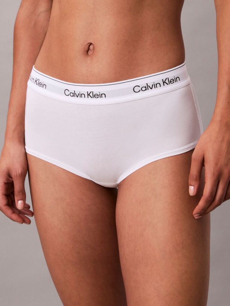 White Boy Shorts - Icon Cotton Modal  Women