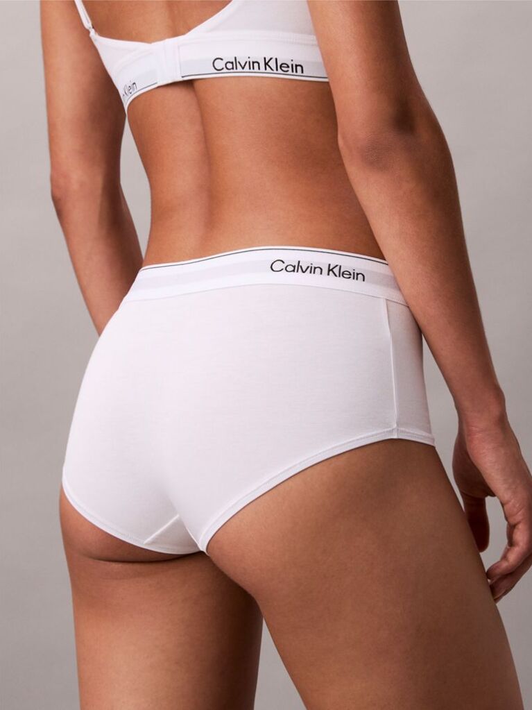 White Boy Shorts - Icon Cotton Modal  Women