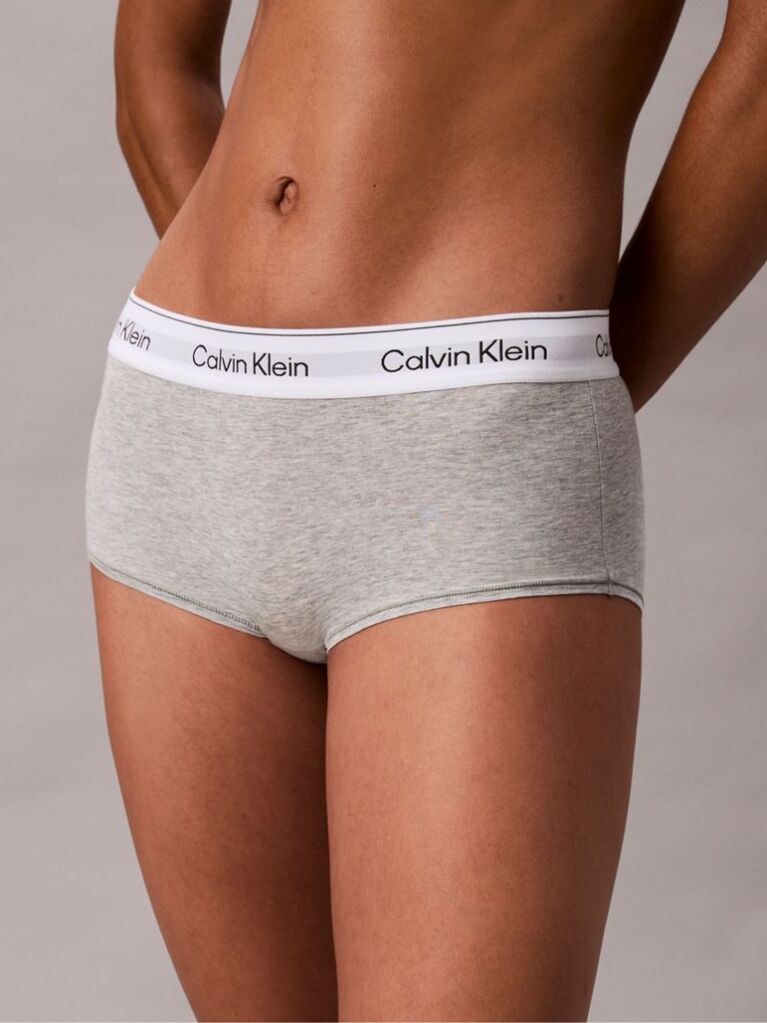 Grey Boy Shorts - Icon Cotton Modal  Women