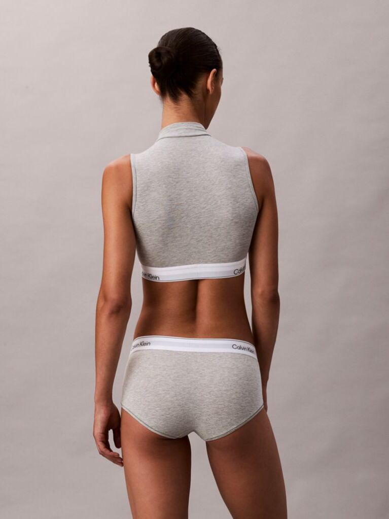 Grey Boy Shorts - Icon Cotton Modal  Women