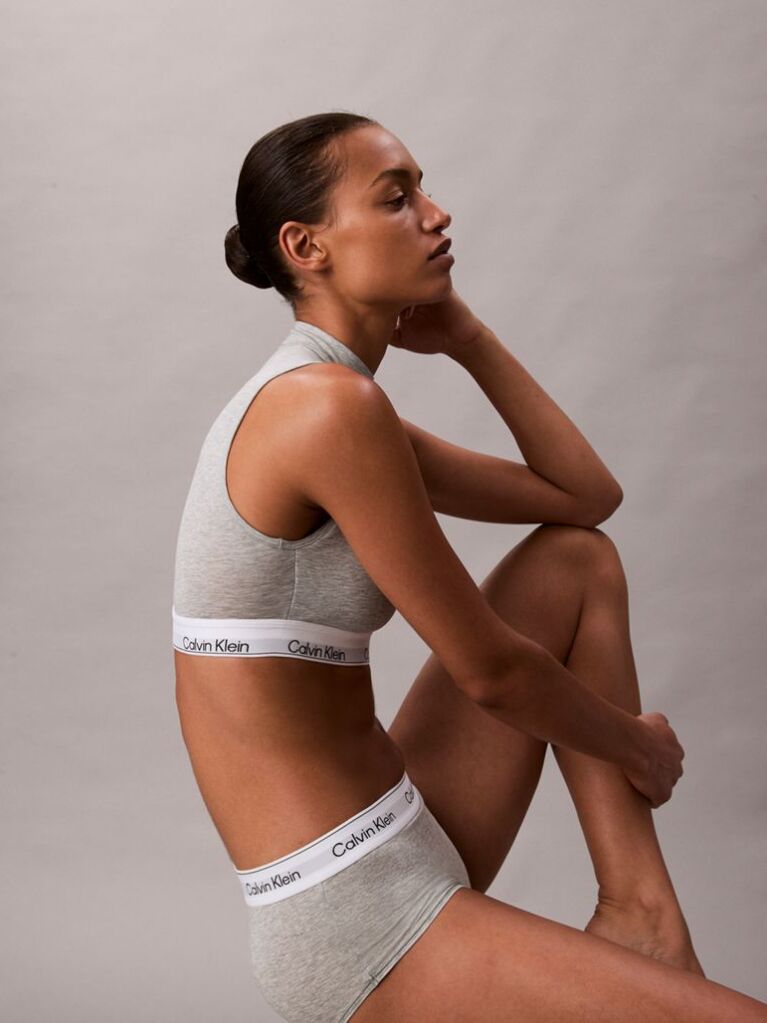 Grey Boy Shorts - Icon Cotton Modal  Women