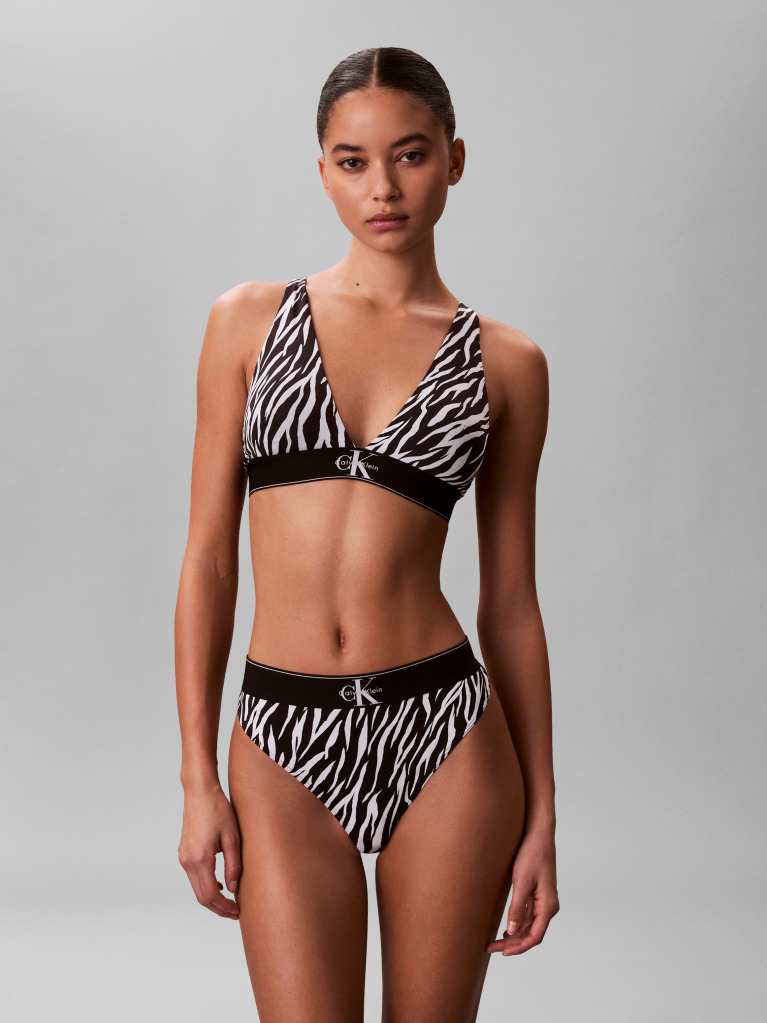 Multi Τριγωνικό Σουτιέν Μπουστάκι - Graphic Monogram Microfibre Stretch  Γυναίκα