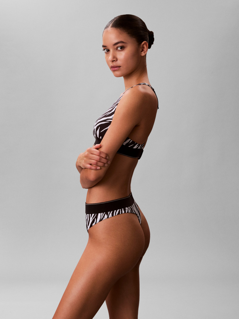 Multi Τριγωνικό Σουτιέν Μπουστάκι - Graphic Monogram Microfibre Stretch  Γυναίκα
