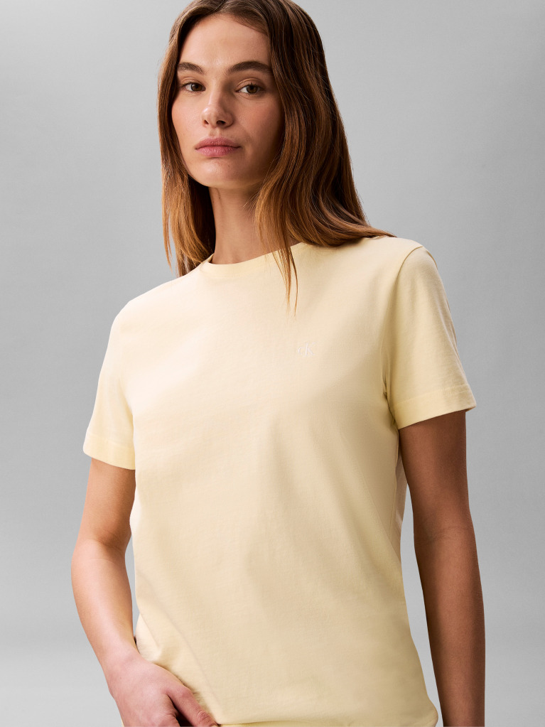 Κίτρινο T-shirt Με Μονόγραμμα  Γυναίκα