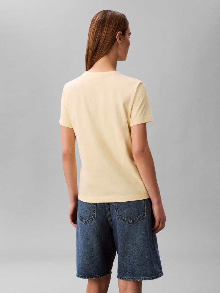 Κίτρινο T-shirt Με Μονόγραμμα  Γυναίκα