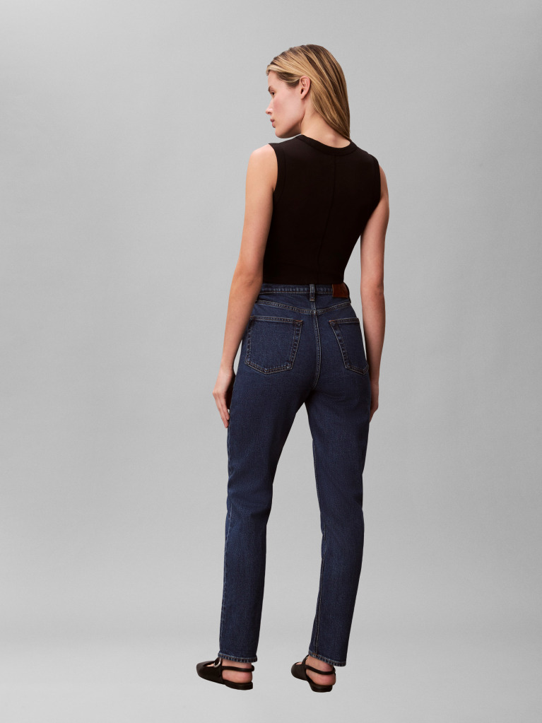 Denim Τζιν Με Mom Ίσια Εφαρμογή  Γυναίκα