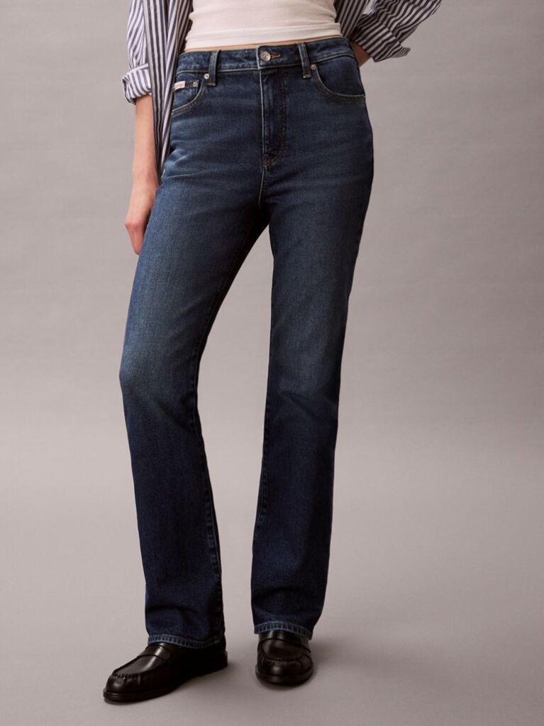 Denim Στενό Τζιν Με Bootcut Γραμμή  Γυναίκα